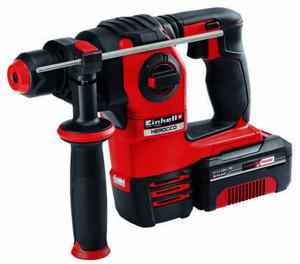 Einhell Power X-Change HEROCCO Kit +5 (1x3,0Ah) SDS-Plus-Accu-boorhamer 18 V 3.0 Ah Li-ion Incl. accu, Incl. koffer, Incl. accessoires