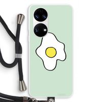 Spiegelei: Huawei P50 Transparant Hoesje met koord