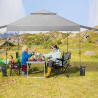 3 x 3 m Pop-up Paviljoen Vouwpaviljoen met Roltas 4 Zandzakken UV-Bescherming 50+ Feesttent Waterdicht Winterbestendig (Wit) 3 x 3 m Pop-up Paviljoen Vouwpaviljoen met Roltas 4 Zandzakken UV-Bescherming 50+ Feesttent Waterdicht Winterbestendig (Wit)