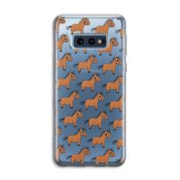 Pony: Samsung Galaxy S10e Transparant Hoesje