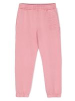 Stella McCartney Kids pantalon de jogging en coton à logo embossé - Rose - thumbnail