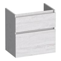 Brauer Delight - Onderkast Ondiep - 60 cm - met 2 Softclose Lades Greeploos en 1 Sifon Uitsparing - Forest Seashell