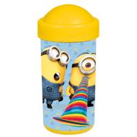 Minions beker met deksel - thumbnail