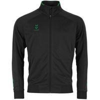 Hummel 108023K Tulsa Full Zip Top Kids - Black-Green - 152