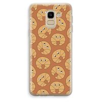 Croissant: Samsung Galaxy J6 (2018) Transparant Hoesje