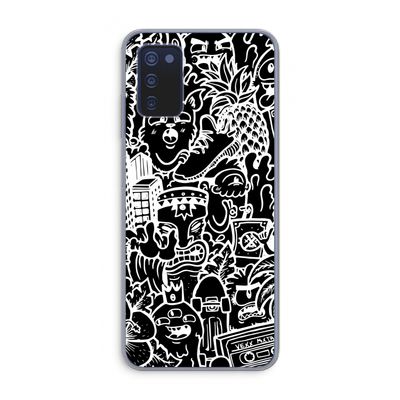 Vexx Black Mixtape: Samsung Galaxy A03s Transparant Hoesje