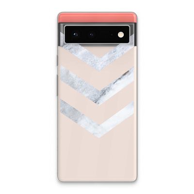 Marmeren pijlen: Google Pixel 6 Transparant Hoesje