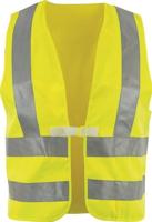 Asatex veiligheidsvest | maat universele | geel m. reflecterende schouders-strepen | en 20471 kl. 2 | 1 stuk - wtgp3 - wtgp3