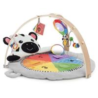 BABY EINSTEIN Zen's Activity Milestones speelkleed met houten staaf, multisensorisch speelgoed, vanaf de geboorte