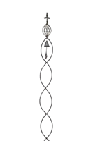 Tuinsteker met bel 152 cm Buitengewoon de Boet - Buitengewoon de boet