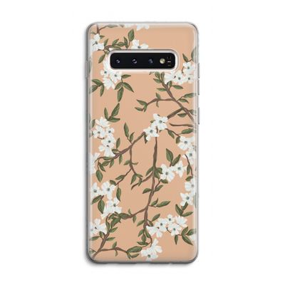 Blossoming spring: Samsung Galaxy S10 4G Transparant Hoesje
