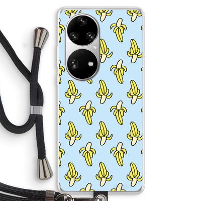 Bananas: Huawei P50 Pro Transparant Hoesje met koord