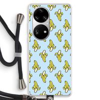 Bananas: Huawei P50 Pro Transparant Hoesje met koord Bananas: Huawei P50 Pro Transparant Hoesje met koord