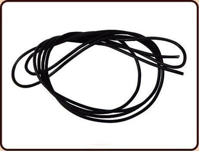 Ruben Robijn Leren koord zwart rond