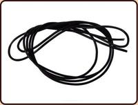 Ruben Robijn Leren koord zwart rond - thumbnail