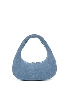 Coperni sac porté épaule Swipe en jean - Bleu