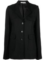 Victoria Beckham blazer à simple boutonnage - Noir