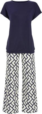 Chique nachtblauwe pyjama Ringella