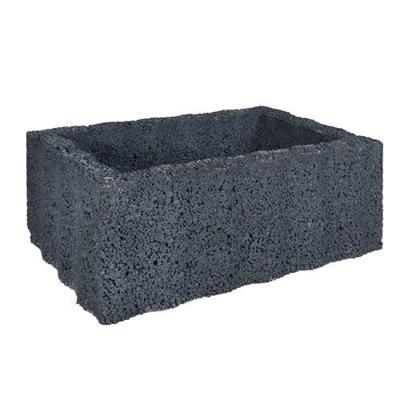 2 stuks! Ridgeflor groot zwart 60x40x25 cm - Gardenlux