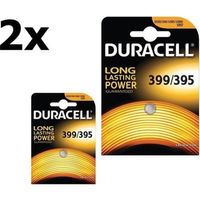 2 Stuks - Duracell 399-395/G7/SR927W 1.5V 52mAh knoopcel batterij - thumbnail