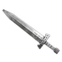 Verkleed speelgoed ridder zwaard van plastic 48 cm - Verkleedattributen - thumbnail