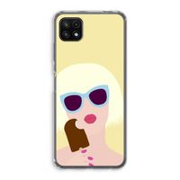 Ice cream: Samsung Galaxy A22 5G Transparant Hoesje