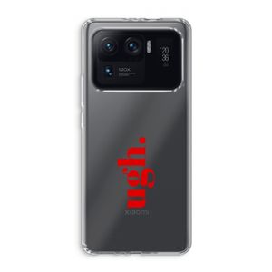 Ugh: Xiaomi Mi 11 Ultra Transparant Hoesje