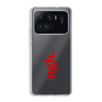 Ugh: Xiaomi Mi 11 Ultra Transparant Hoesje