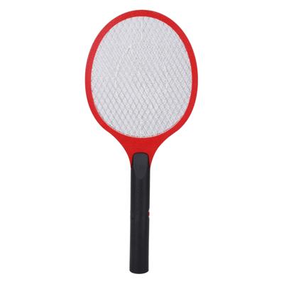 Elektronische vliegenmepper - rood - op batterijen - 57 cm - kunststof