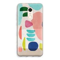 Bold Rounded Shapes: Xiaomi Redmi 5 Transparant Hoesje