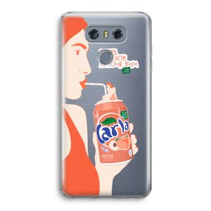 Peach please!: LG G6 Transparant Hoesje