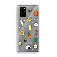 Happy bento friends: Samsung Galaxy S20 Plus Transparant Hoesje
