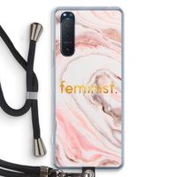 Feminist: Sony Xperia 5 II Transparant Hoesje met koord