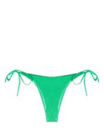 Moschino bas de bikini noué à logo imprimé - Vert - thumbnail