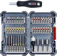 Bosch Accessoires 44+1 delige schroefbitset en doppen in cassette - 2607017692