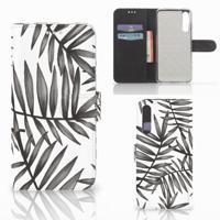 Huawei P20 Pro Hoesje Leaves Grey