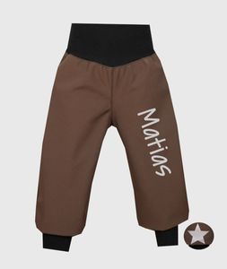 Waterproof Softshell Pants Brown