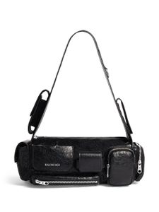 Balenciaga sac porté épaule Superbusy Sling XS - Noir