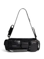 Balenciaga sac porté épaule Superbusy Sling XS - Noir - thumbnail