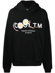 COOL T.M hoodie oversize à logo brodé - Noir