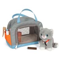 Small Foot - knuffel kat met draagtas en verzorgingsset Small Foot - knuffel kat met draagtas en verzorgingsset