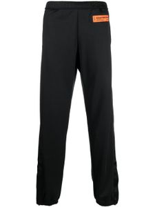 Heron Preston pantalon de jogging droit à patch logo - Noir