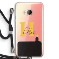 Amber Script: HTC U Play Transparant Hoesje met koord