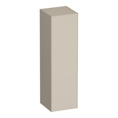 Brauer Inspire - Hoge Kast - 120 cm - 1 Deur - Greeploos - Rechtsdraaiend - Mat Beige