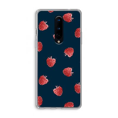 Framboosjes: OnePlus 8 Transparant Hoesje