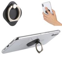 Ring van metaal telefoonhouder voor iPad iPhone Galaxy Huawei Xiaomi LG HTC en andere Smart Phones (zwart)