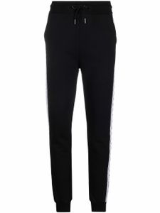 Karl Lagerfeld pantalon de jogging à bande logo - Noir