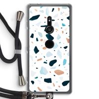 Terrazzo N°13: Sony Xperia XZ2 Transparant Hoesje met koord
