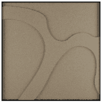 Wave Relief - akoestisch schilderij