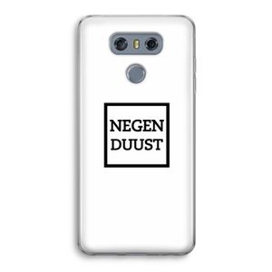 Negenduust vierkant: LG G6 Transparant Hoesje